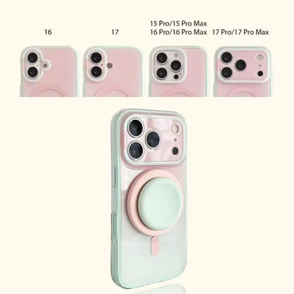 Magnetic 2-in-1 double-layer gradient full-cover AI button case