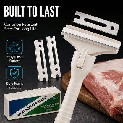 🌟 Heavy-Duty Meat Fat & Silver Skin Remover Tool 🍖