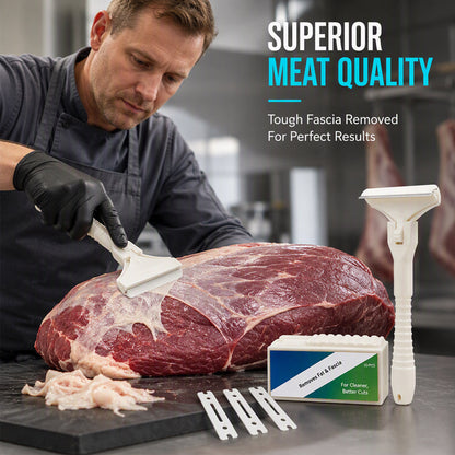 🌟 Heavy-Duty Meat Fat & Silver Skin Remover Tool 🍖