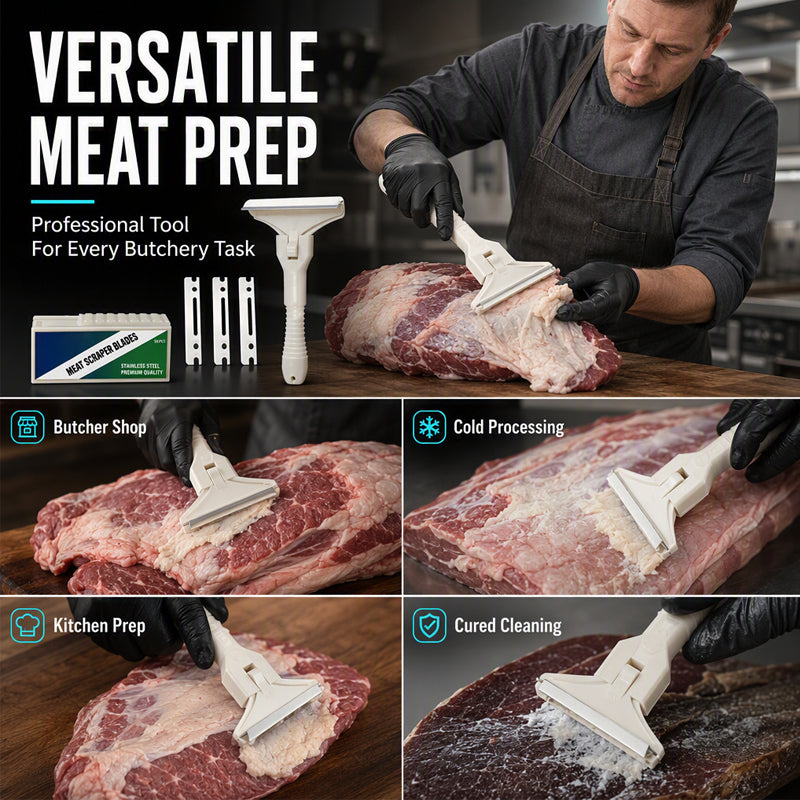 🌟 Heavy-Duty Meat Fat & Silver Skin Remover Tool 🍖
