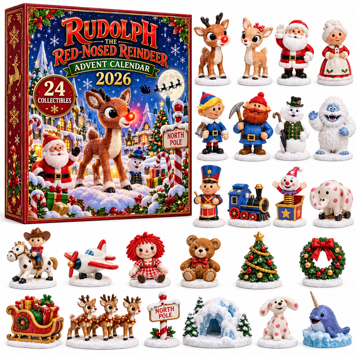 Rudolph the Red-Nosed Reindeer Advent Calendar 2026 – 24 Days of Classic Christmas Magic!