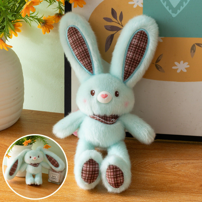🎀Cute Fluffy Bunny Keychain Bag Charm