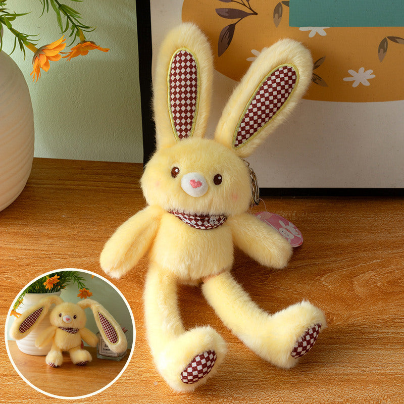 🎀Cute Fluffy Bunny Keychain Bag Charm