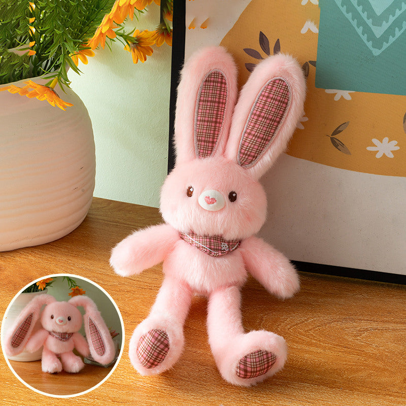 🎀Cute Fluffy Bunny Keychain Bag Charm