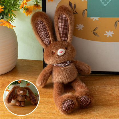 🎀Cute Fluffy Bunny Keychain Bag Charm