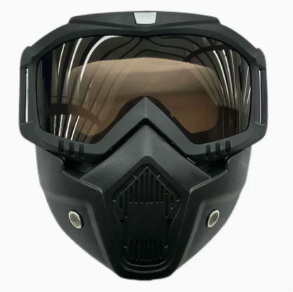 🤿Multi-Functional Protective Face Mask - Auto-Darkening Welding Goggles, Anti-Fog Skiing Shield & Dustproof Yard Work Gear - All-Terrain Safety Mask