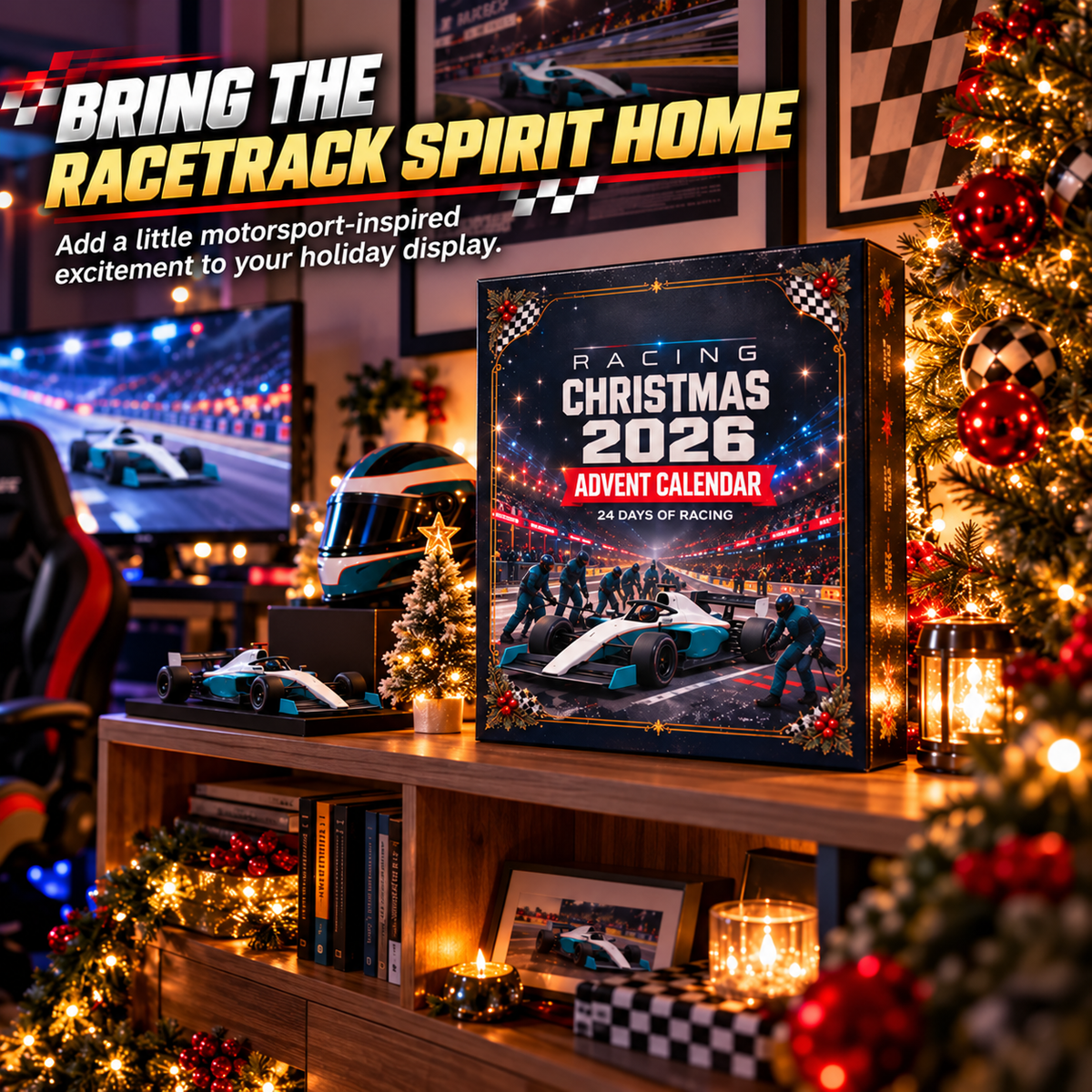 🏎️🎄 Racing to Christmas 2026 – 24-Day Motorsport Advent Calendar