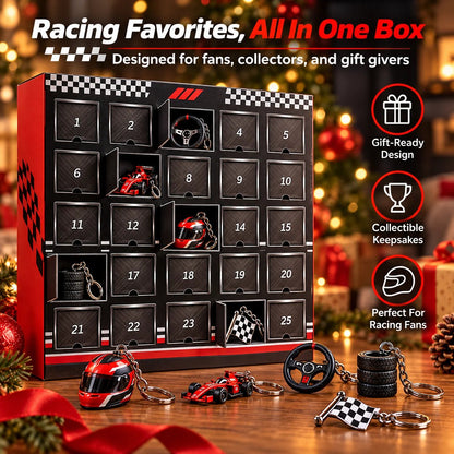 🏁  25-Day Formula Racing Advent Calendar – Ultimate Christmas Countdown for Racing Fans