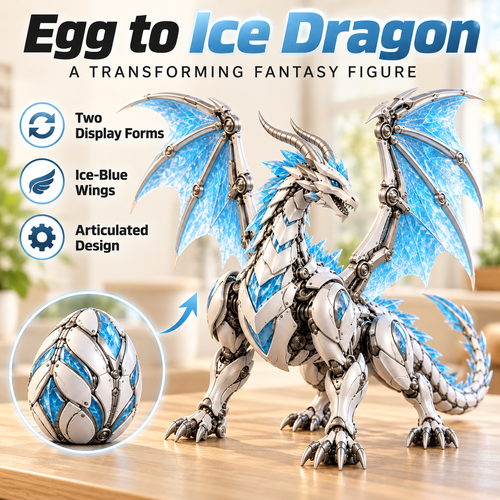 Mythic Beasts – 2-in-1 Transforming Egg Fantasy Figures✨