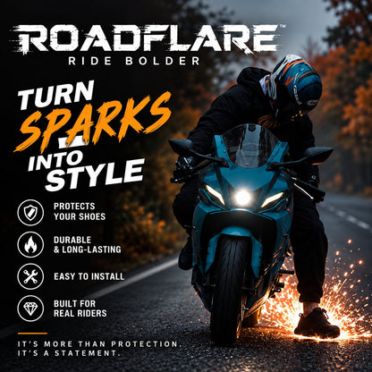 🔥 RoadFlare™ Motorcycle Spark Sliders-Turn Every Touchdown Into a Show.