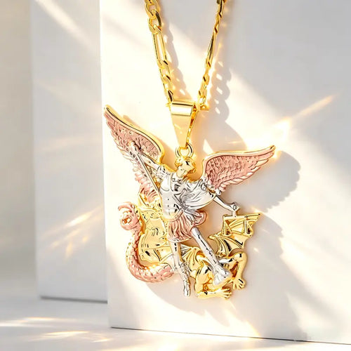 Vintage Saint Michael Necklace