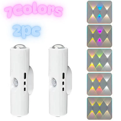 💡 Motion Sensor Night Light – Rechargeable RGB Wireless LED Light with Magnetic Mount
