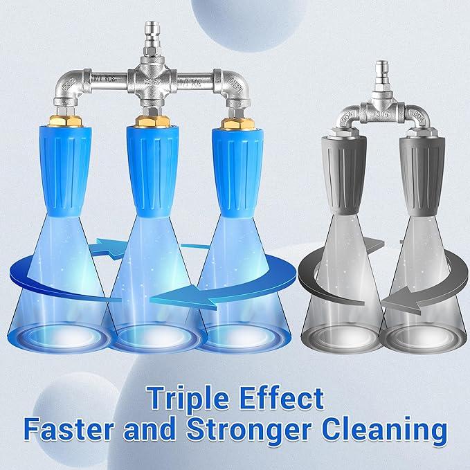Turbo Nozzle Pressure Washer with 1/4 Quick Connect and 2.0 Orifice
