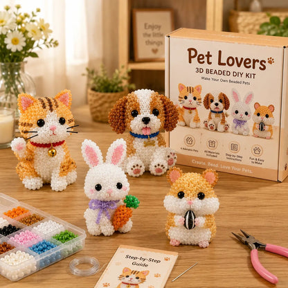 HOT🧵✨ Tiny 3D Beaded Animal DIY Kit