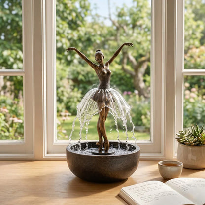 Ballerina Waterfall Bluetooth Speaker Fountain