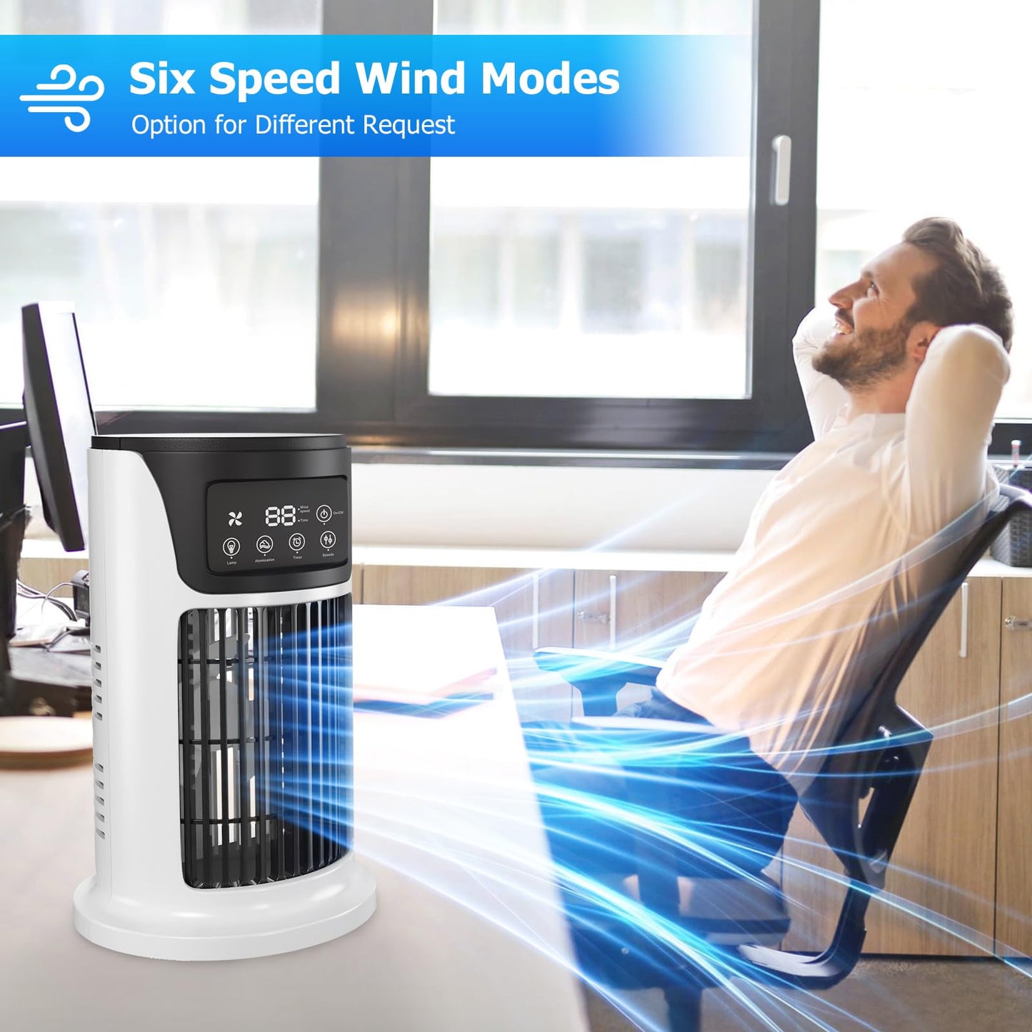 Portable AC Personal Mini Air Cooler Fan