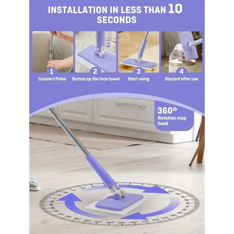 No-Wash Hands-Free Rotating Mop - product image 3