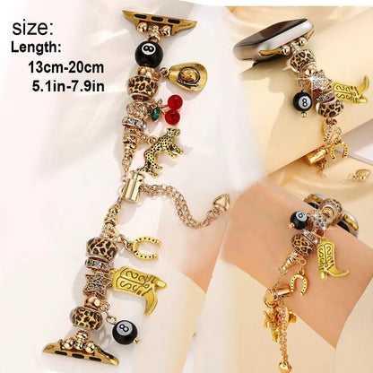 Boho Charm Apple Watch Band – Elegant Bracelet Style Strap