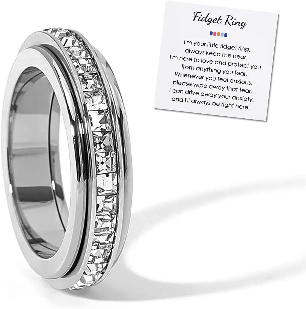 Stylish Fidget Ring Anxiety Relief