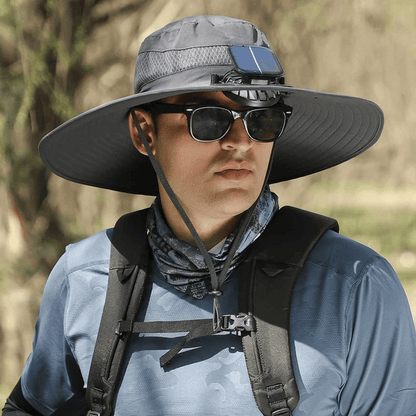 ☀️ SUMMER SALE☀️ Solar-Powered Cooling Hat with USB Fan – Stay Cool Anywhere!  🌊 Perfect for Fishing, Hiking, Golf & Outdoor Adventures!