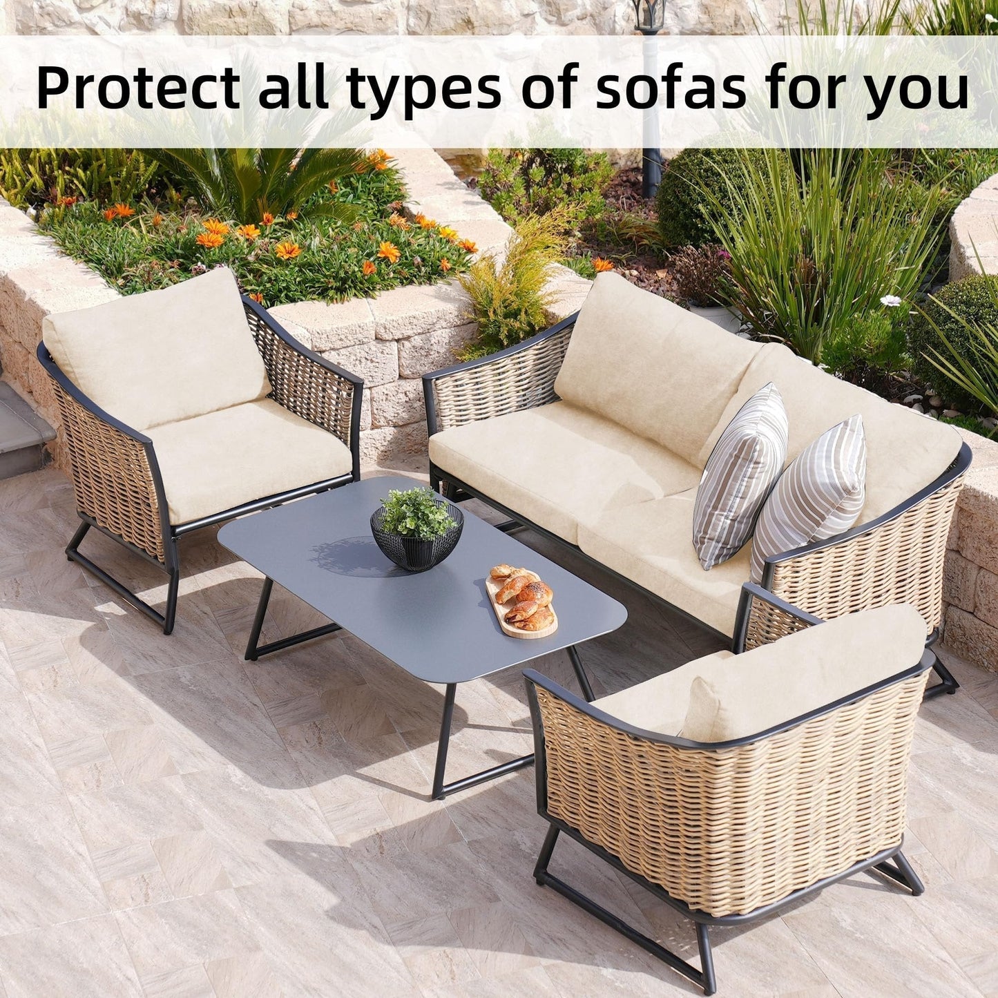 🪑 Stretch Sofa Cushion Covers