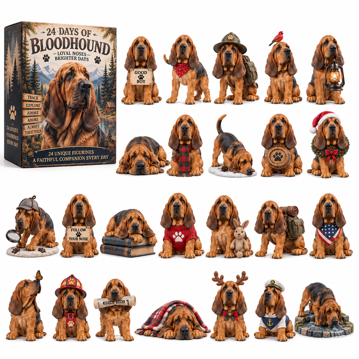 🐾 24 Days of Bloodhound — 24 Unique Hound Personalities to Discover & Collect