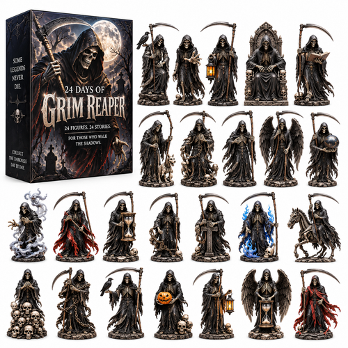 💀 24 Days of Grim Reaper – 24 Dark Legends Collector Figures