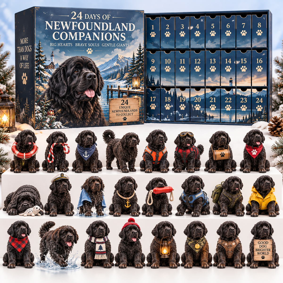 24 Days of Newfoundland Companions — Big Hearts, Brave Souls & Gentle Giants 🐾