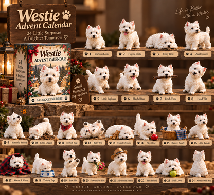 🐾 24 Days of Westies — 24 Little Personalities, One Big Love