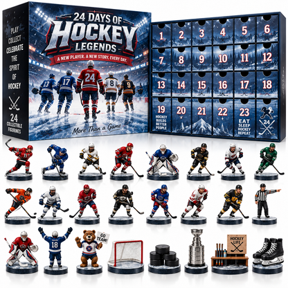 🏒 Ready to Hit the Ice?! 🏆 2026 Hockey Legends Advent Calendar – 24 Days of Epic Plays, Big Moments & Collectible Surprises!