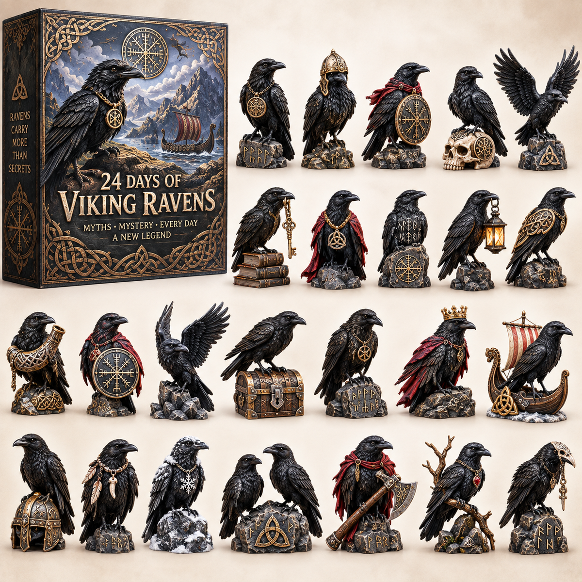 24 Days of Viking Ravens – A Nordic Legend Revealed One Raven at a Time