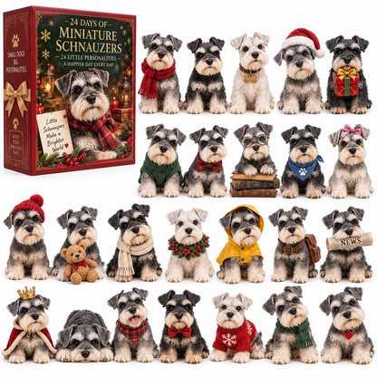 24 Days of Schnauzer Love – A Little Bearded Friend Every Day