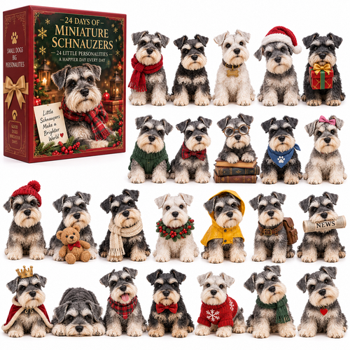 24 Days of Schnauzer Love – A Little Bearded Friend Every Day