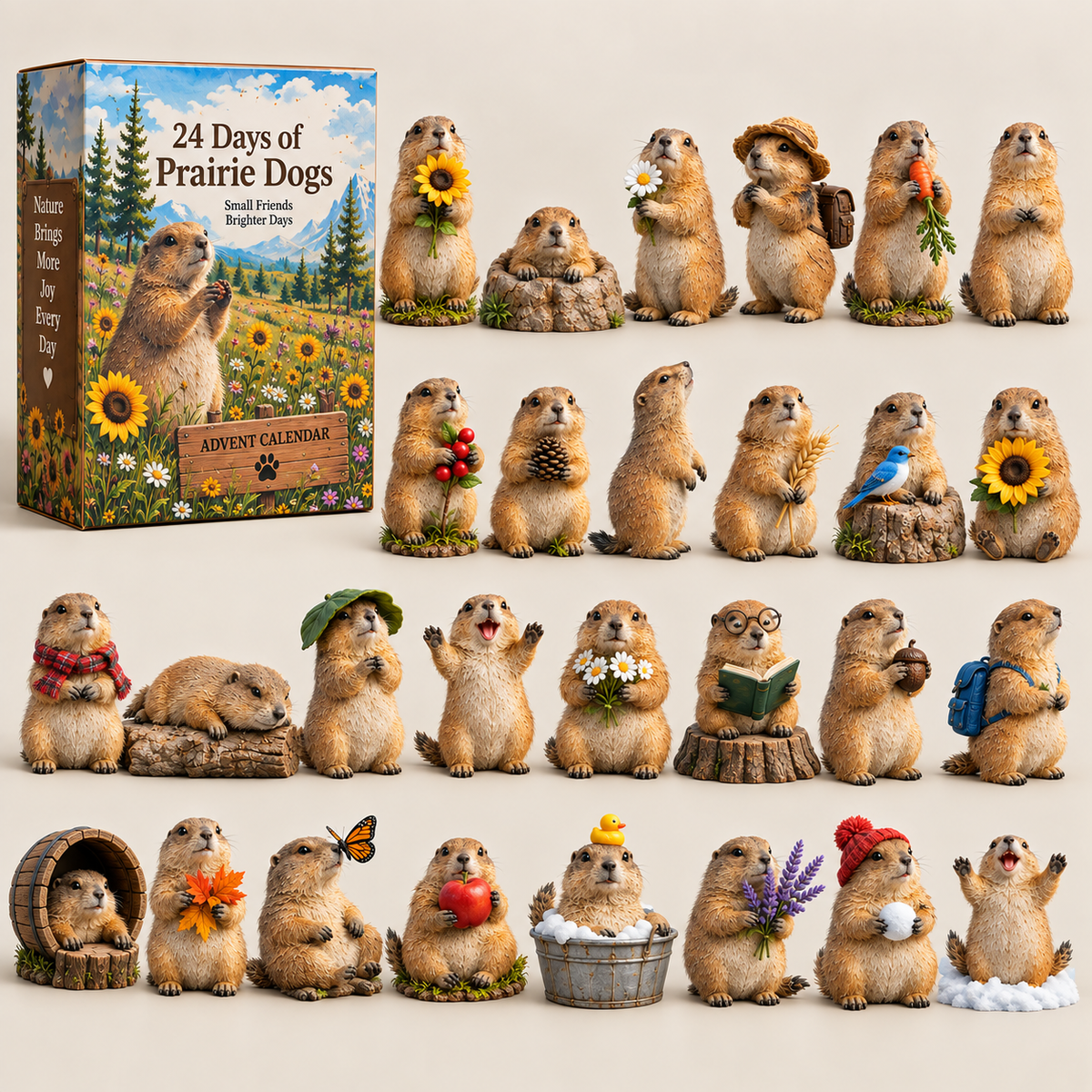 24 Days of Prairie Dogs – 24 Little Friends for Brighter Days 🌻