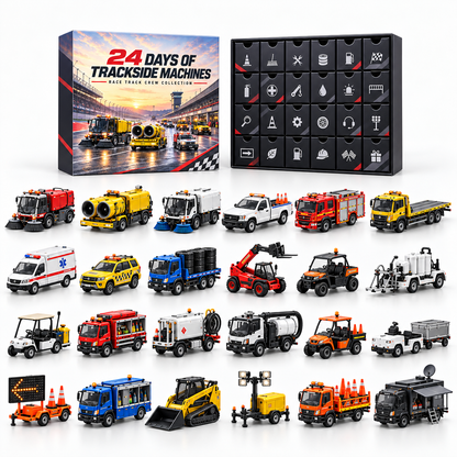 🏁 Who Keeps the Race Alive?! 🔧 2026 Trackside Machines Advent Calendar – 24 Days of Racing's Unsung Heroes!