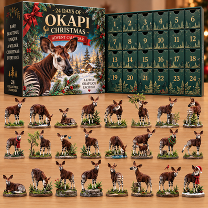🌿 Ever Seen Nature's Hidden Wonder?! 🎄 2026 Okapi Christmas Advent Calendar – 24 Days of Wild Discoveries & Collectible Surprises!