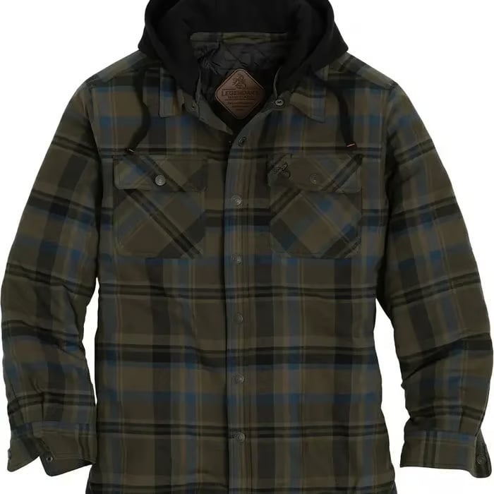 🔥❄️Mountain-Tested Warmth | Concealed Carry Hooded Flannel💥🔫(📦Buy 2 Free Shipping)