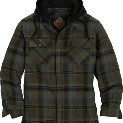 🔥❄️Mountain-Tested Warmth | Concealed Carry Hooded Flannel💥🔫(📦Buy 2 Free Shipping)