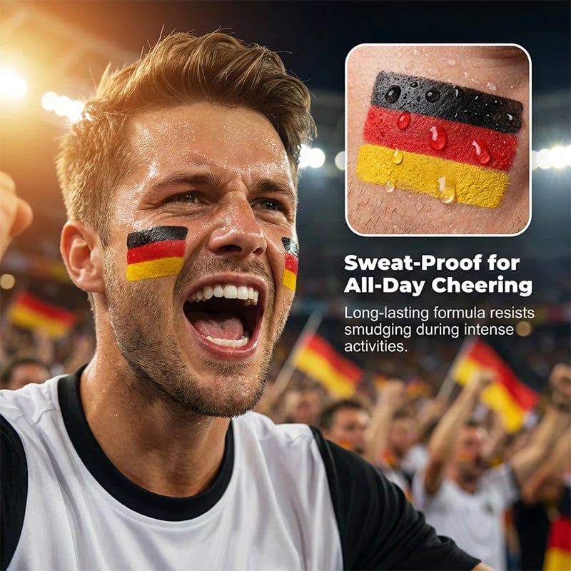 National Flag Face Paint Stick for Sports Fans! ⚽