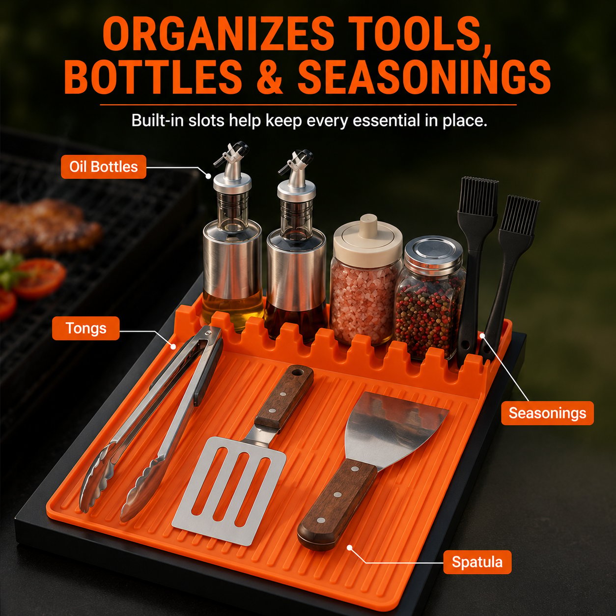Premium Silicone BBQ Spatula Tools Mat