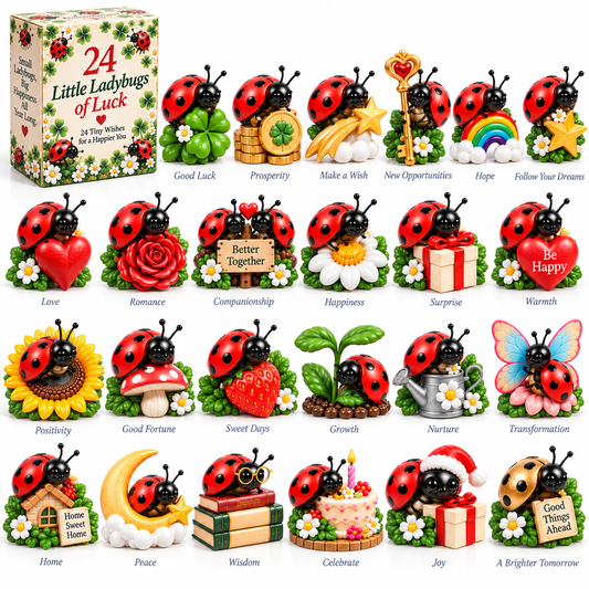 🐞 A Little Luck Every Day — 24 Lucky Ladybugs, 24 Wishes for a Brighter Tomorrow 🍀