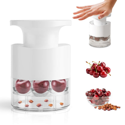 🍒Cherry Pitter Tool Pit Remover with Space-Saving Lock Design