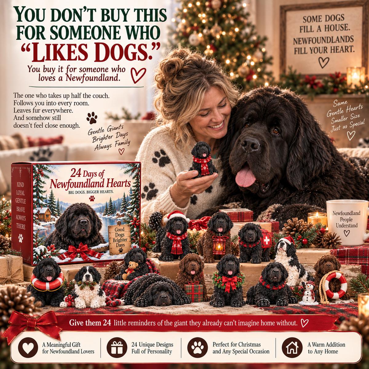 24 Days of Newfoundland Hearts — 24 Gentle Giants, One Very Big Family ❤️🐾