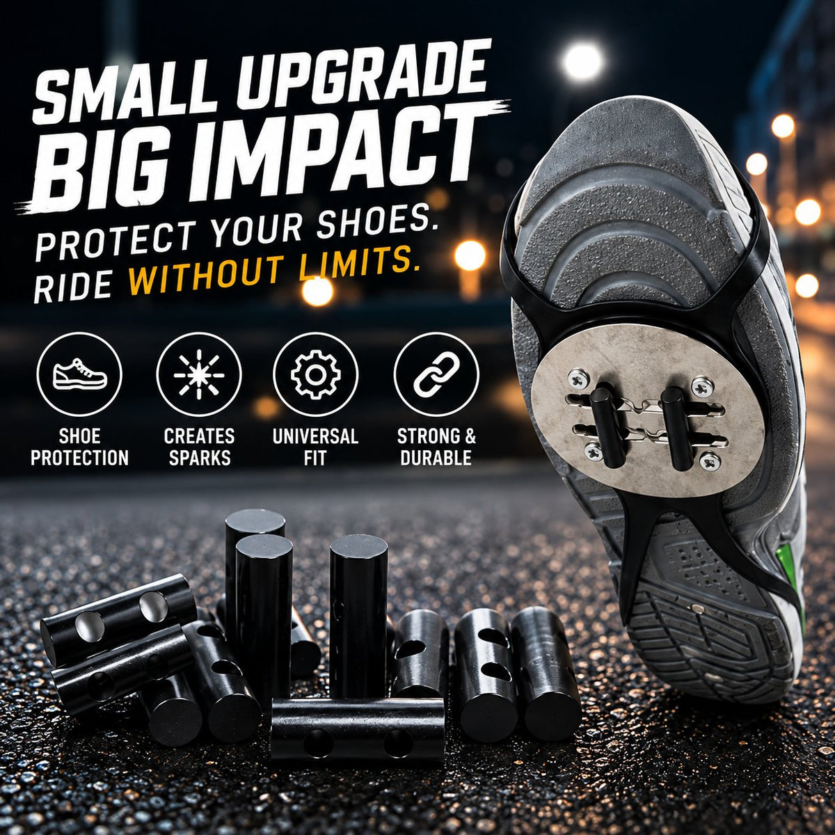 🔥 RoadFlare™ Motorcycle Spark Sliders-Turn Every Touchdown Into a Show.