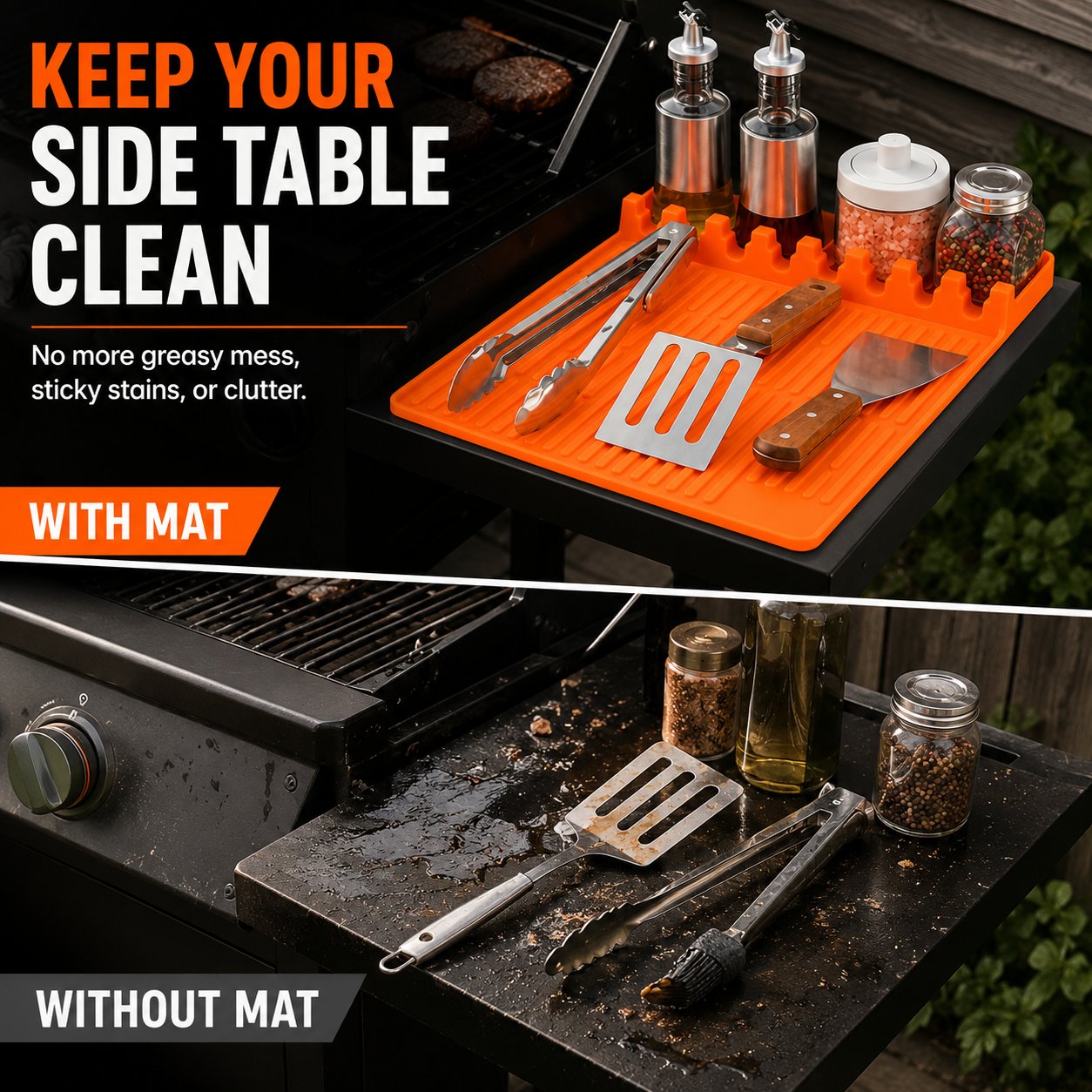 Premium Silicone BBQ Spatula Tools Mat