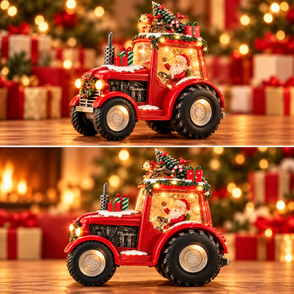 🎁 LAST DAY 50% OFF🚜 Santa Christmas Tractor Music Box