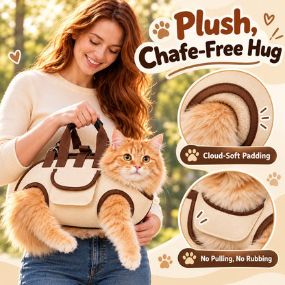 🐾 Hands-Free Pet Sling & Harness Carrier