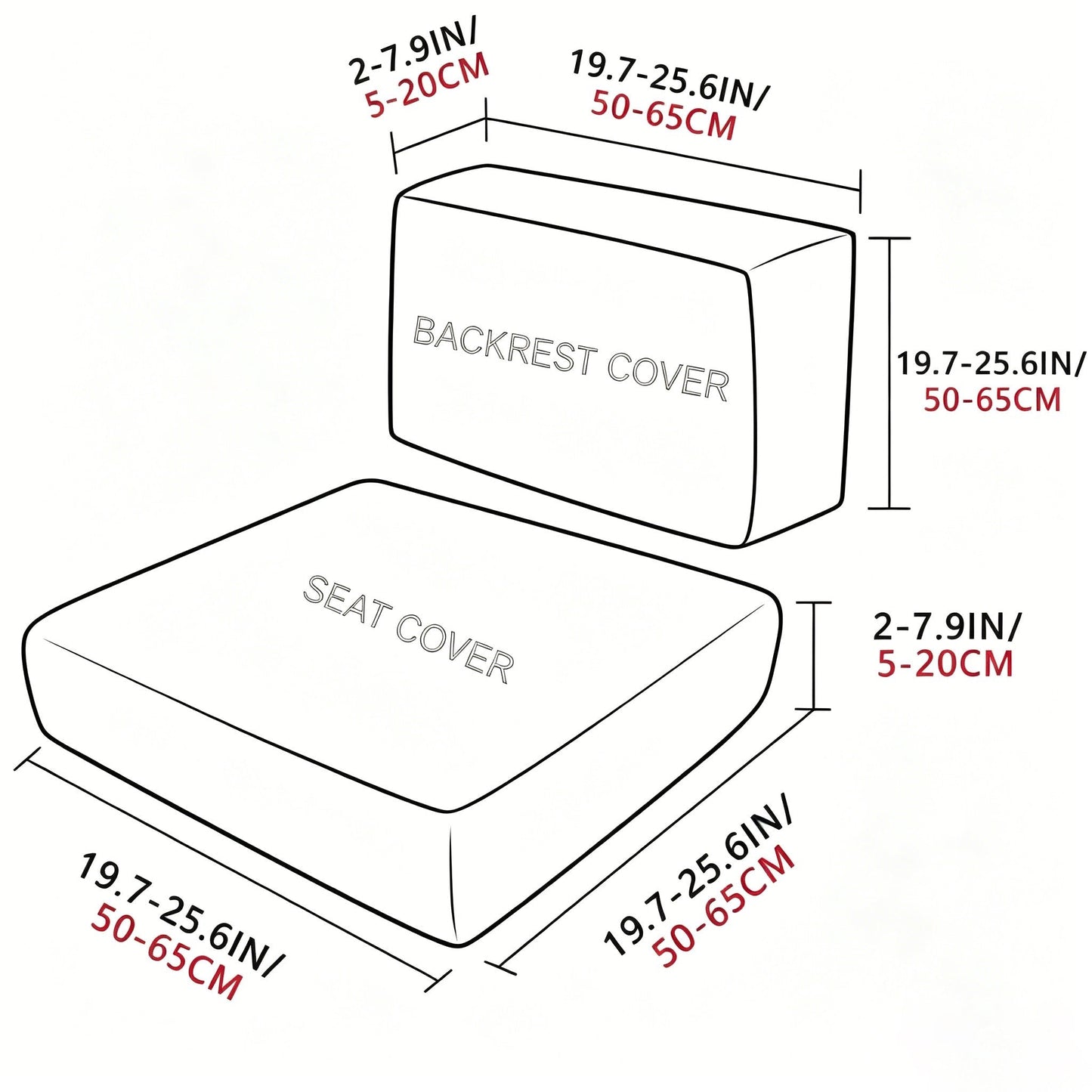 🪑 Stretch Sofa Cushion Covers