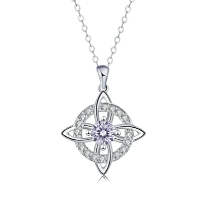 Mystical Birthstone Witches Knot Necklace – Natural Crystal🔮💞Protect Your Loved Ones