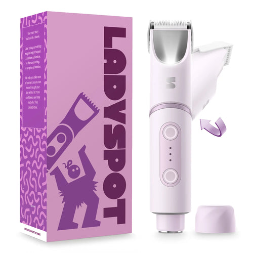2-in-1 Women's Electric Shaver with Light & Mirror